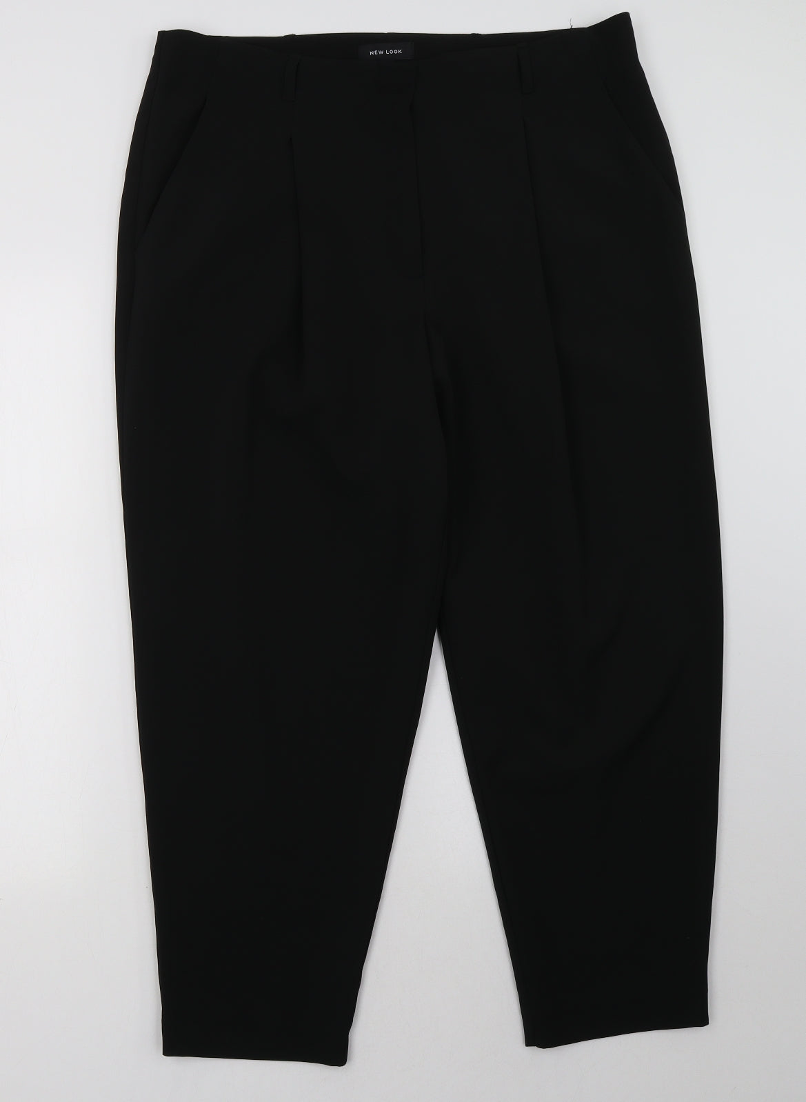 New Look Womens Black   Trousers  Size 16 L28 in