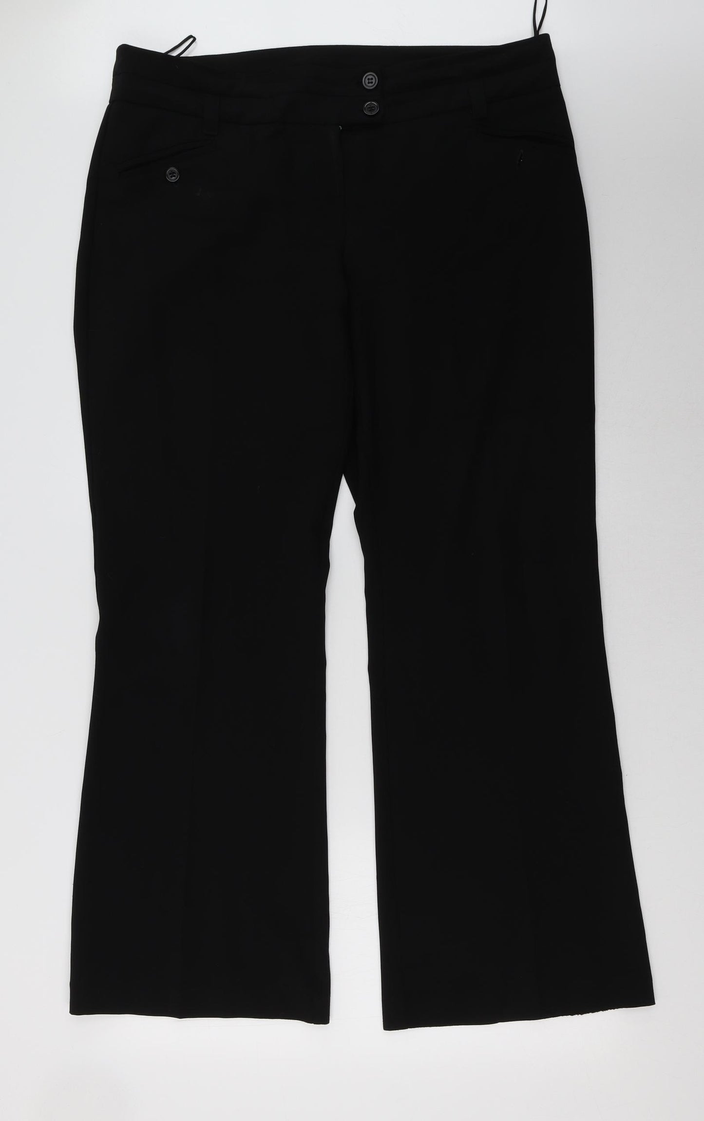 New Look Womens Black   Trousers  Size 16 L34 in