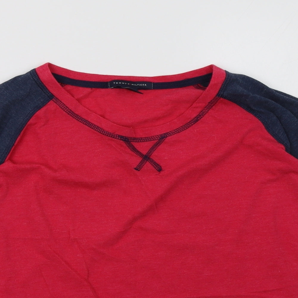 Tommy Hilfiger Womens Pink   Basic T-Shirt Size XS