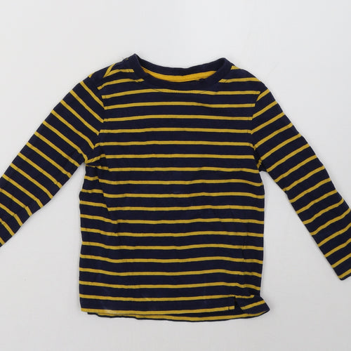 George Boys Blue Striped  Pullover Sweatshirt Size 2-3 Years