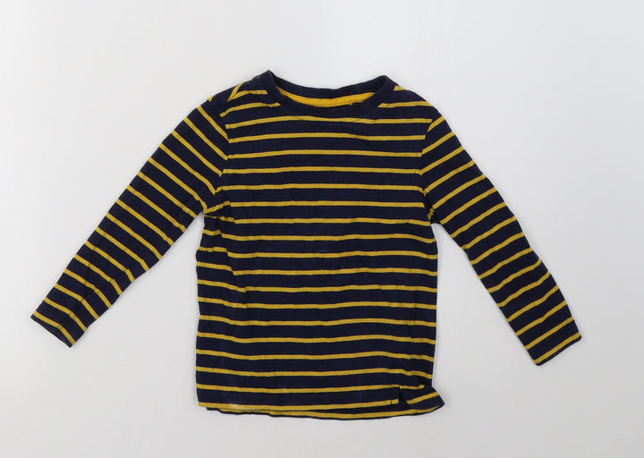 George Boys Blue Striped Pullover Sweatshirt Size 2-3 Years