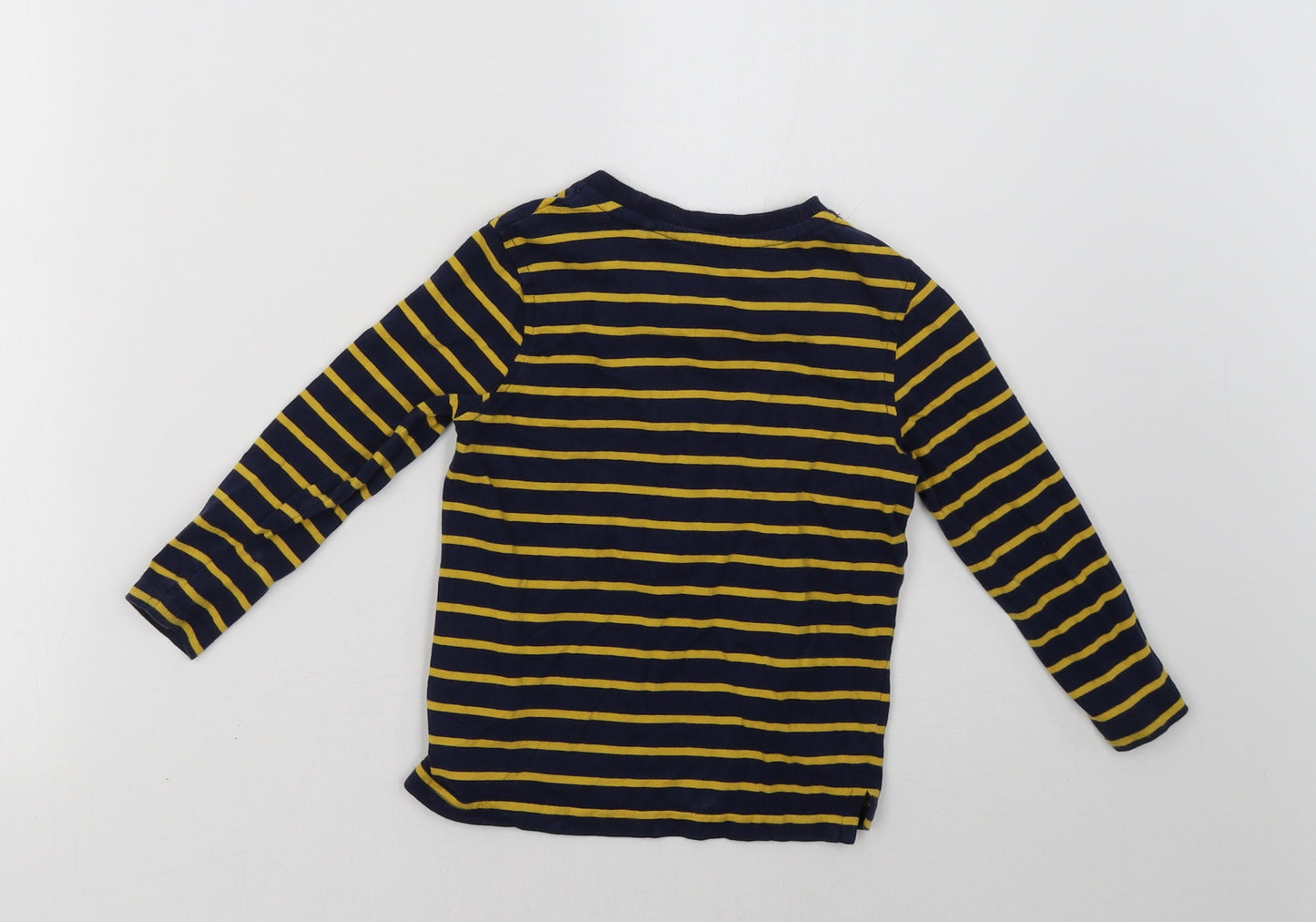 George Boys Blue Striped  Pullover Sweatshirt Size 2-3 Years