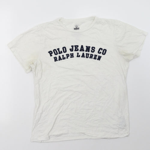 Ralph Lauren Mens White    T-Shirt Size M