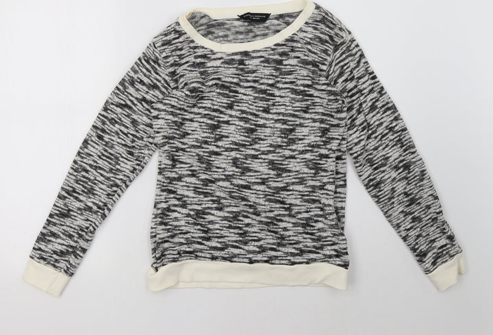 Dorothy Perkins Womens Grey Pullover Sweatshirt Size 10