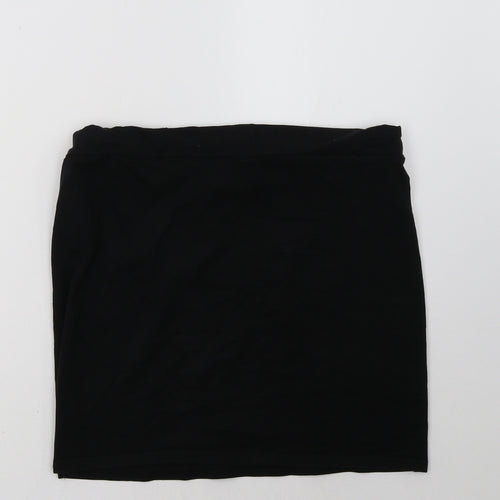 H&M Womens Black   A-Line Skirt Size M