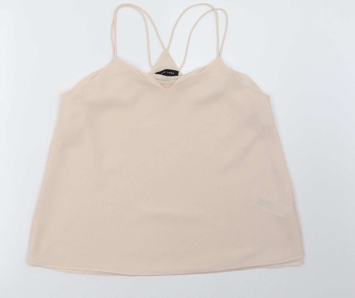 New Look Womens Beige   Basic Tank Size 12