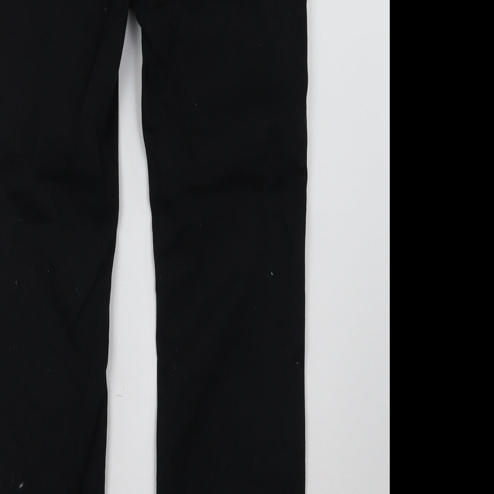 Matalan Womens Black   Straight Jeans Size 8 L30 in