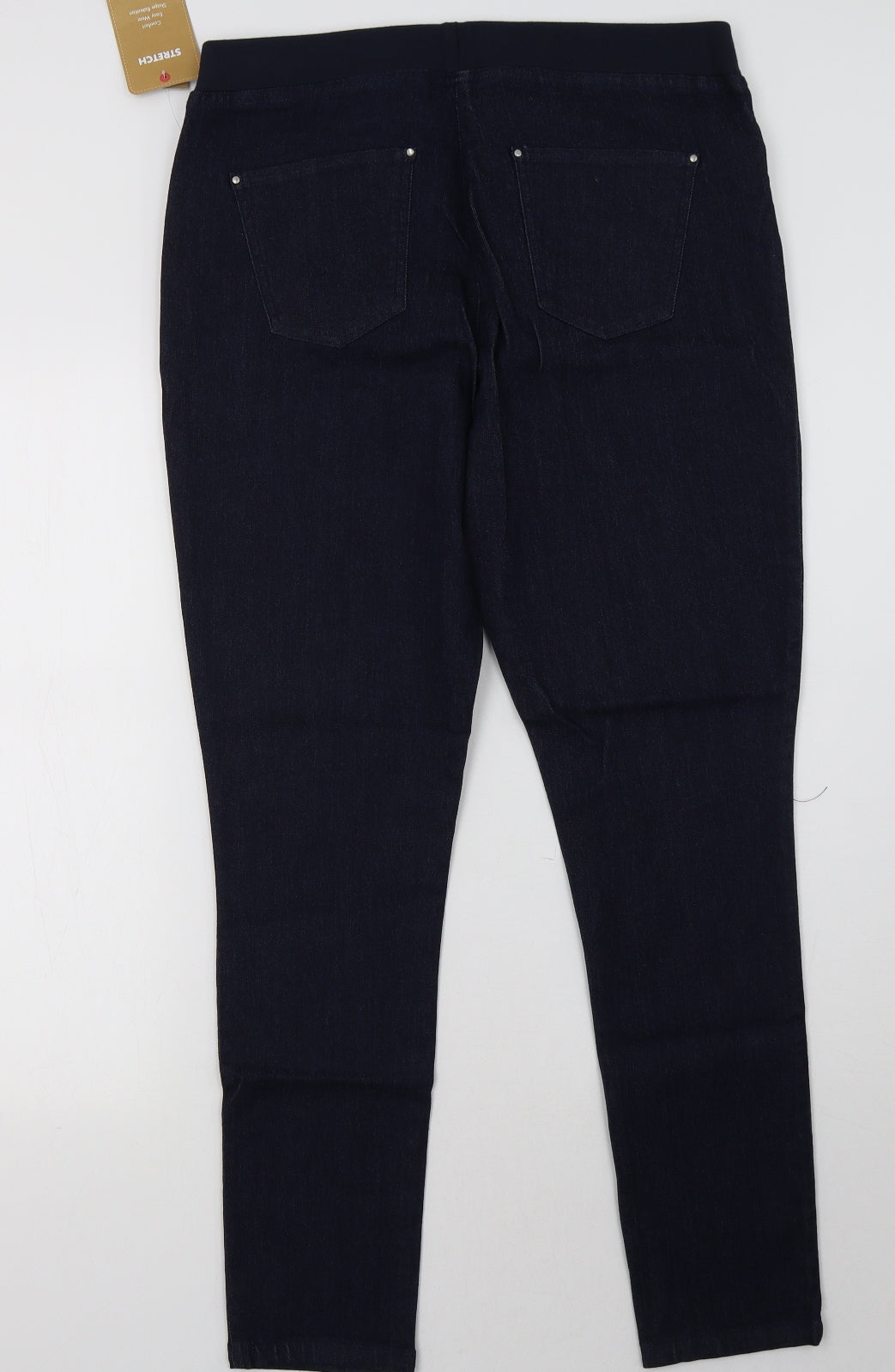 Cotton Traders Womens Blue   Jegging Trousers Size 14 L31 in
