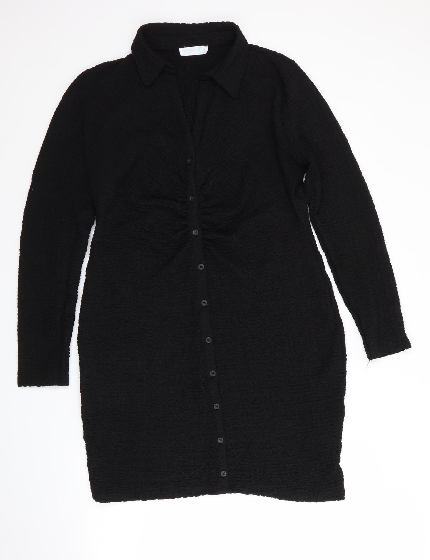 Primark Womens Black   Bodycon  Size 20  - Ruched Front details