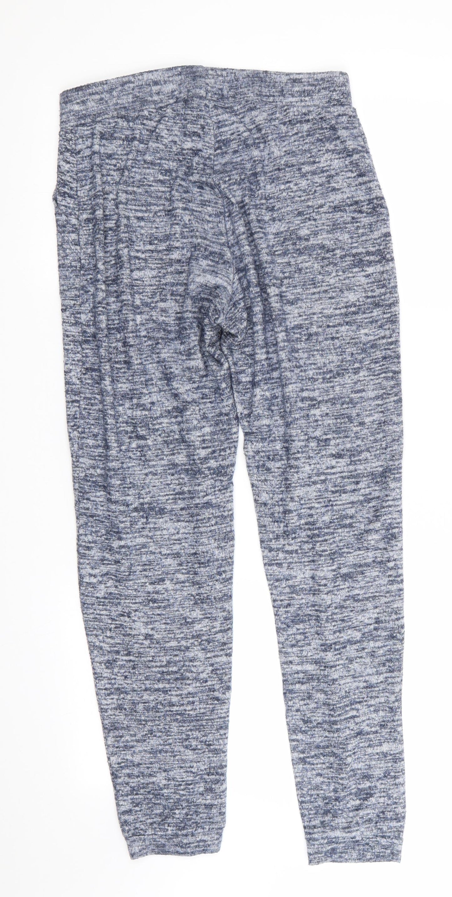 George Womens Blue   Jogger Trousers Size 10 L27 in - Blue White Twist