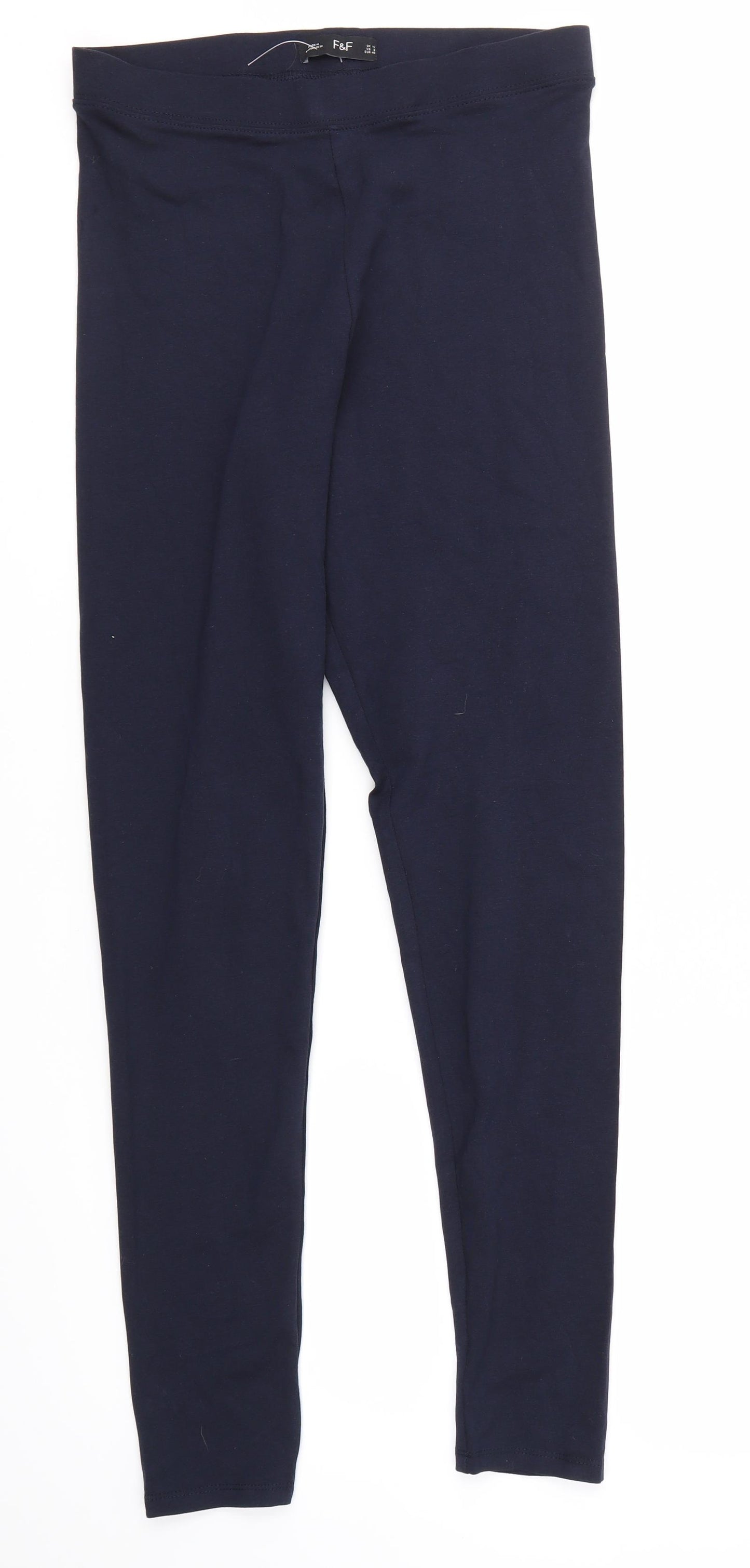 F&F Womens Blue   Jogger Leggings Size 12 L28 in