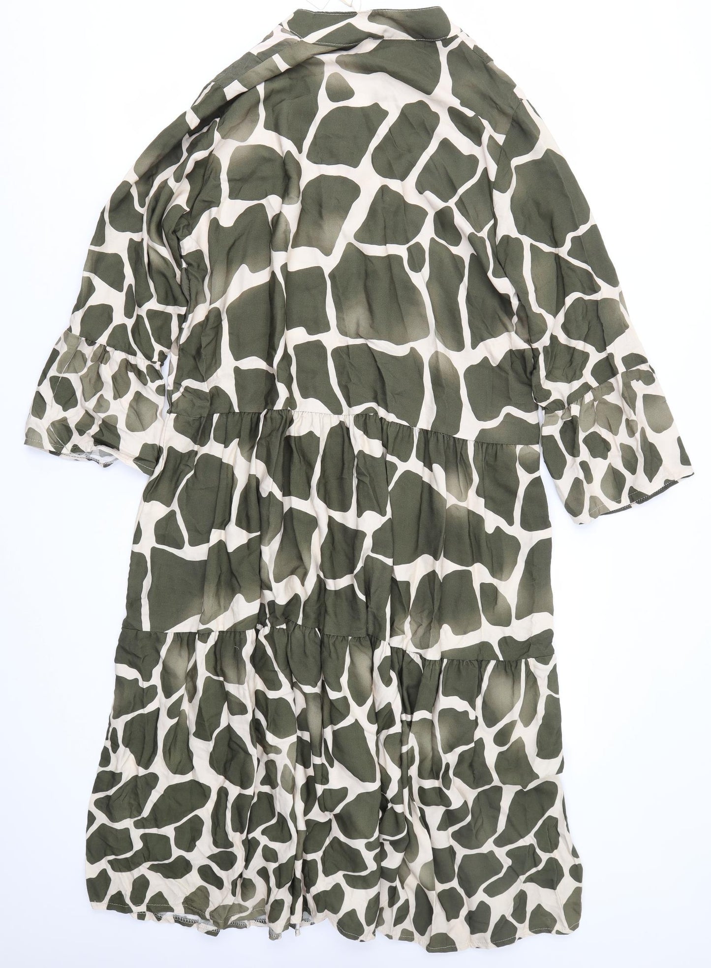 Fendance Paris Womens Green   Shirt Dress  Size XL