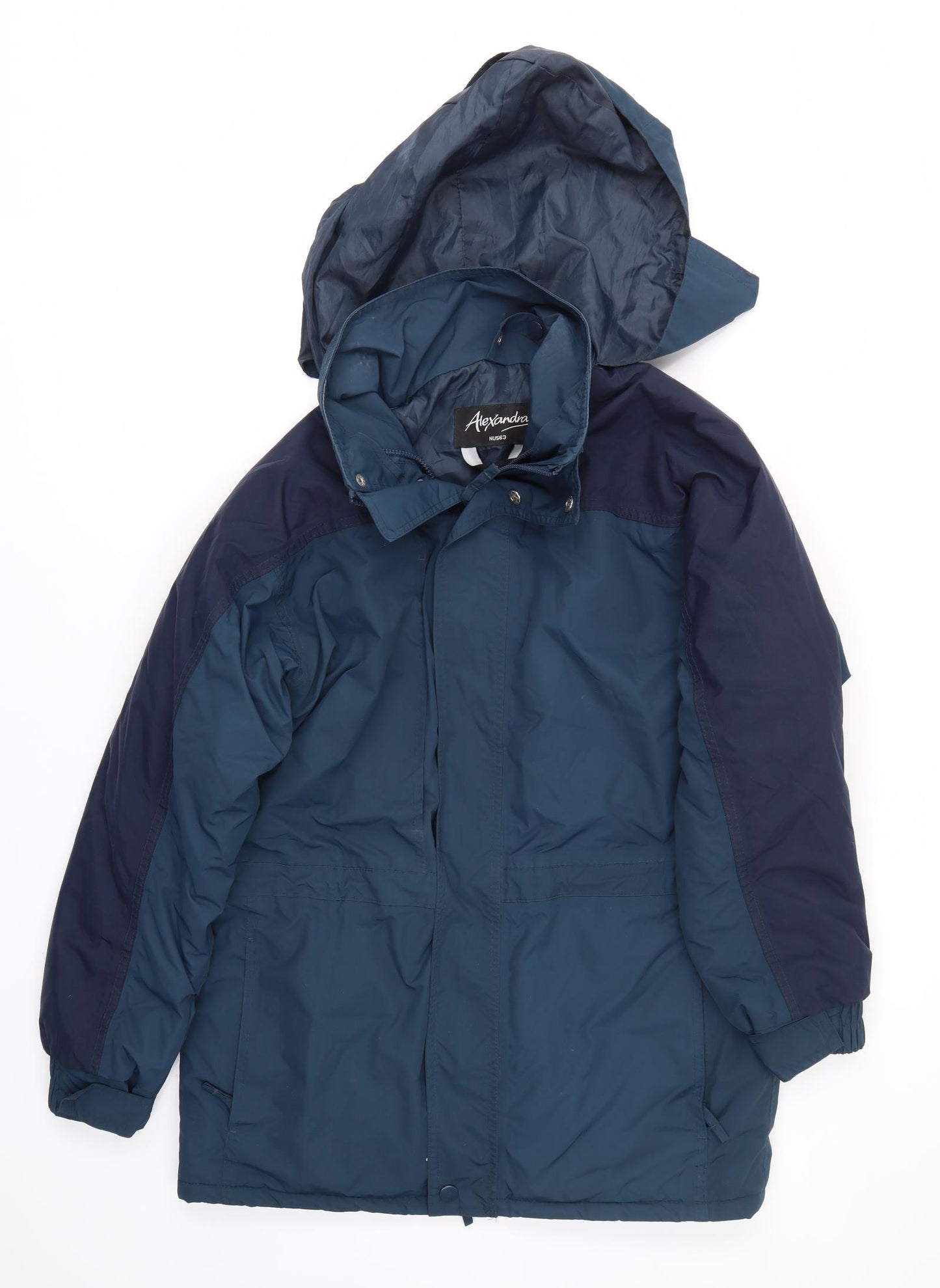 Alexandra Mens Blue   Overcoat Coat Size S