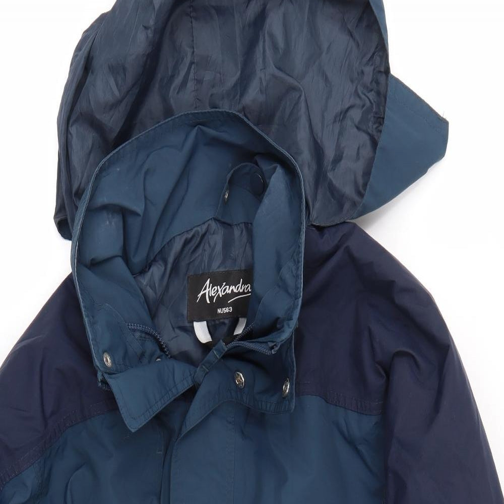 Alexandra Mens Blue   Overcoat Coat Size S