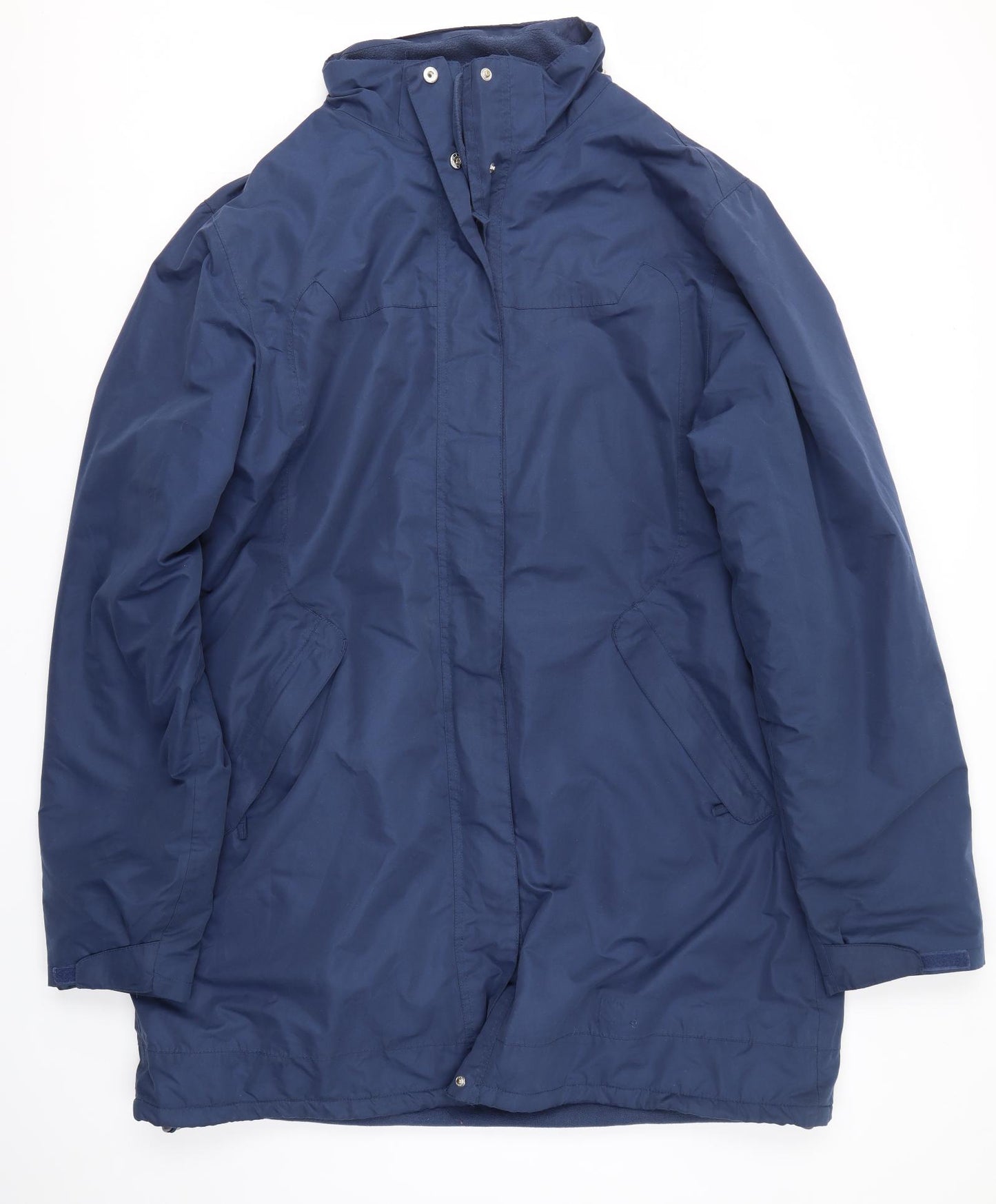 Arctic Storm Womens Blue   Overcoat Coat Size 24