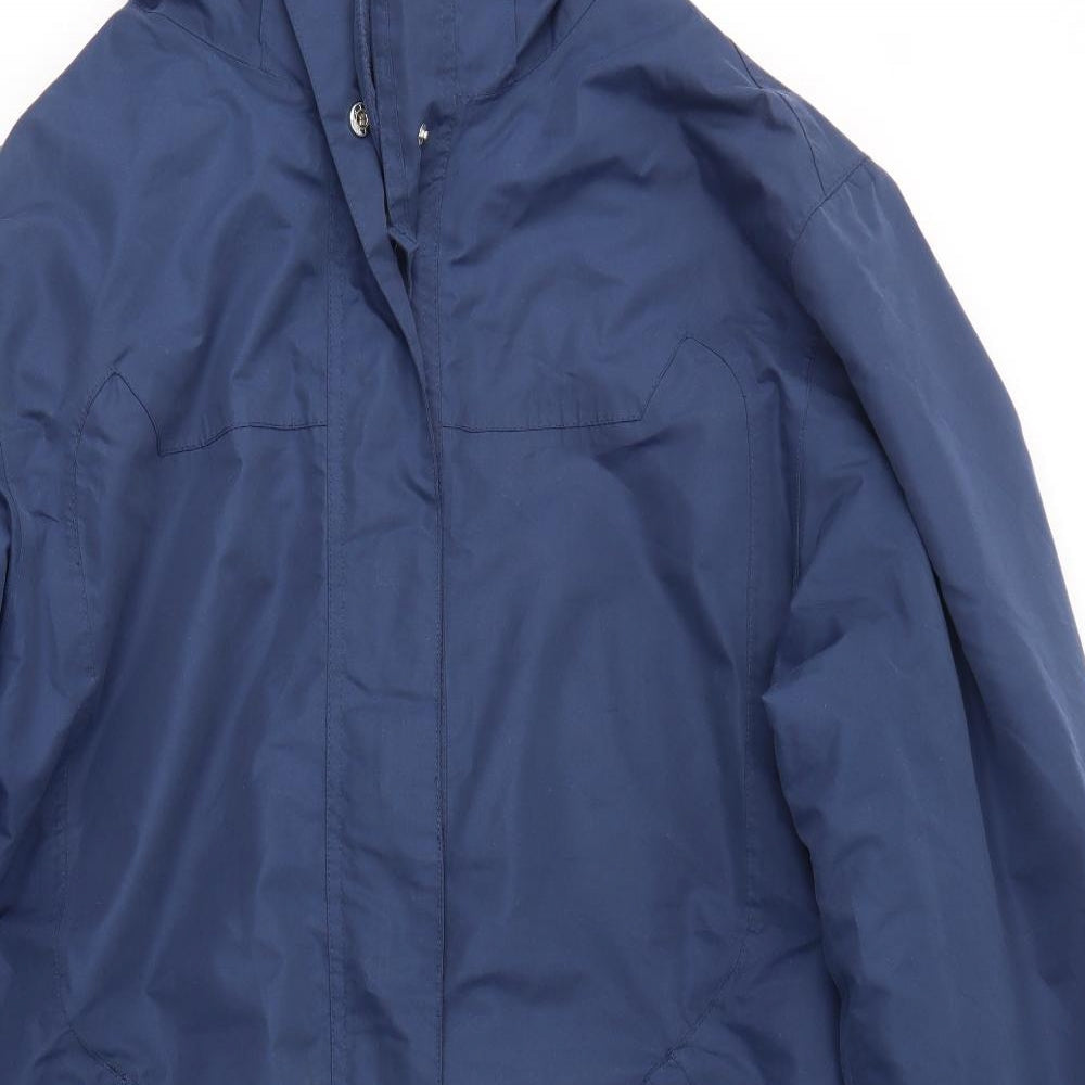 Arctic Storm Womens Blue   Overcoat Coat Size 24