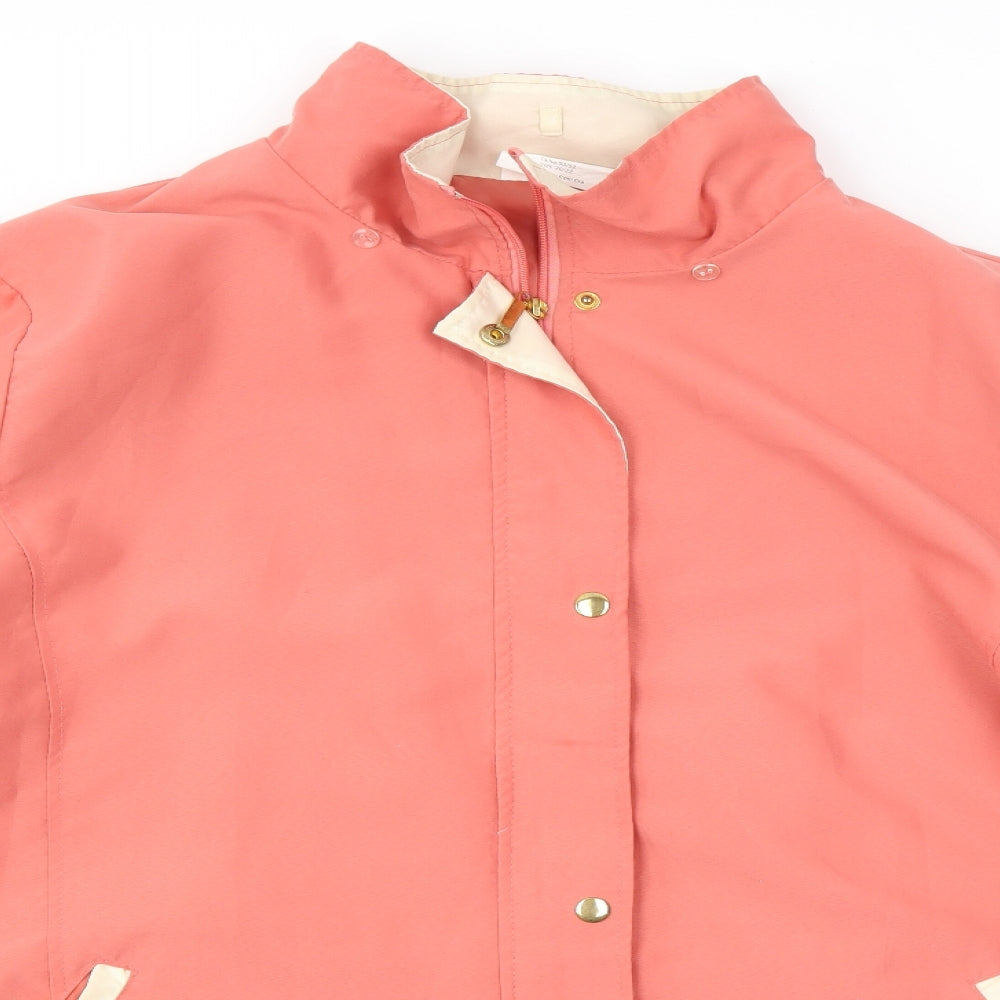 Gabriella Vicenga Womens Pink   Overcoat Coat Size 20