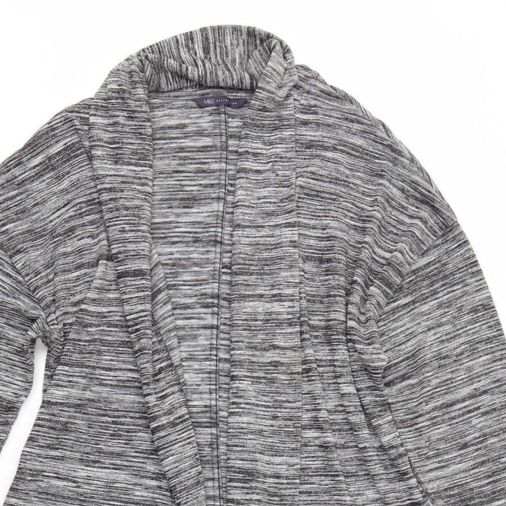 m&s Womens Grey   Cardigan Jumper Size XL