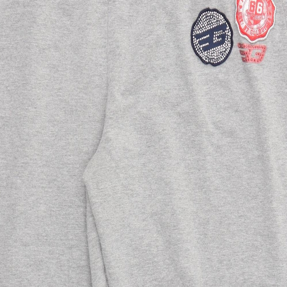 Golddigga Womens Grey   Cropped Trousers Size 18