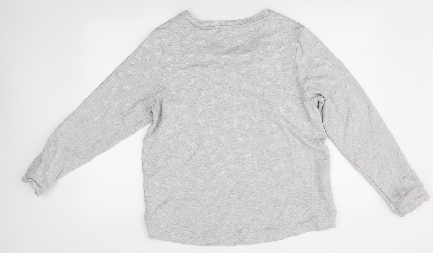 Oasis Womens Grey   Pullover Jumper Size L