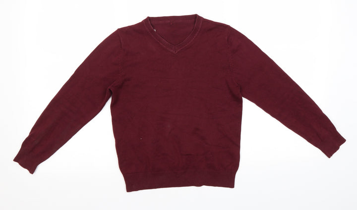 George Boys Pink Pullover Jumper Size 7-8 Years