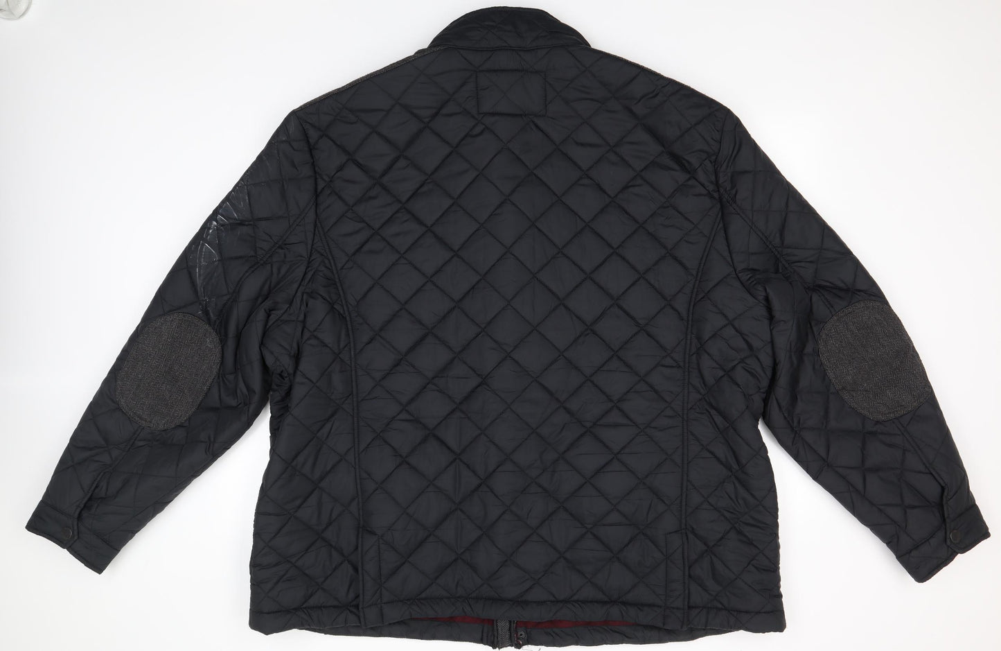 Maine Mens Black   Overcoat Coat Size 3XL