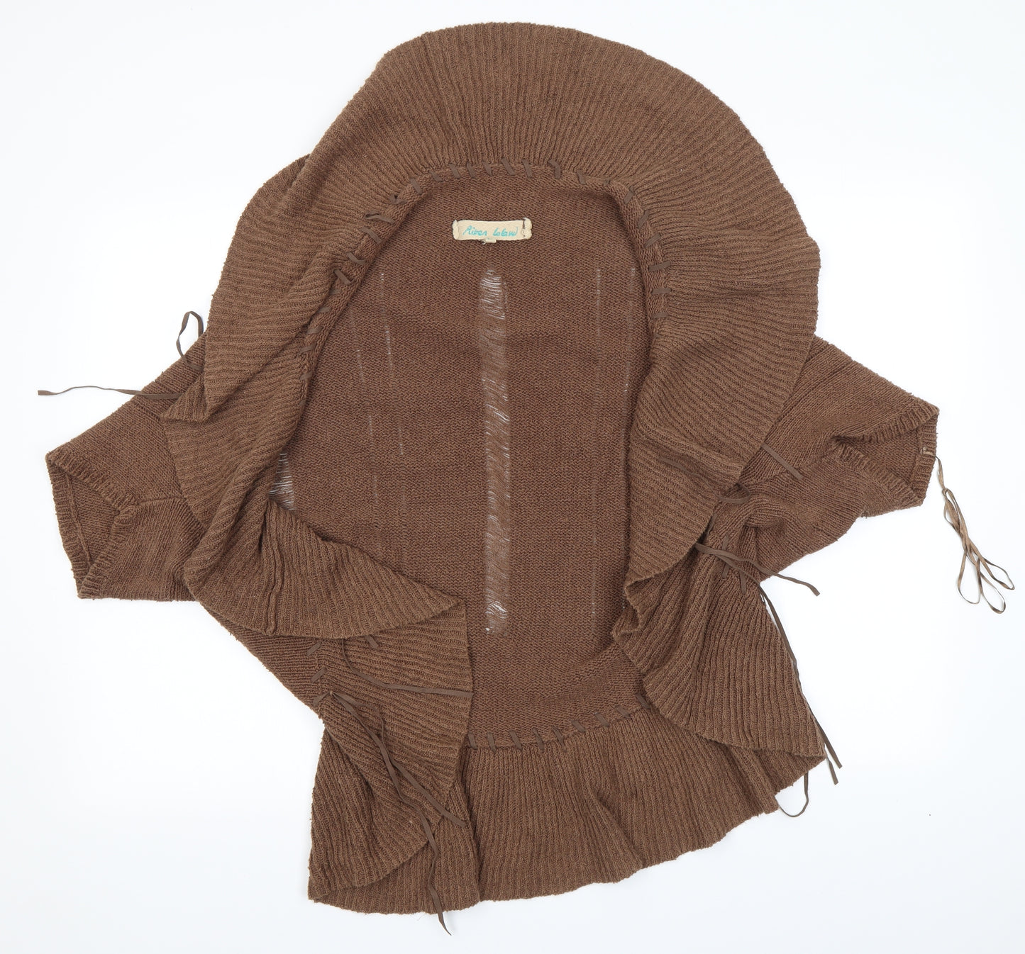 River Island Womens Brown   Cardigan Jumper Size L