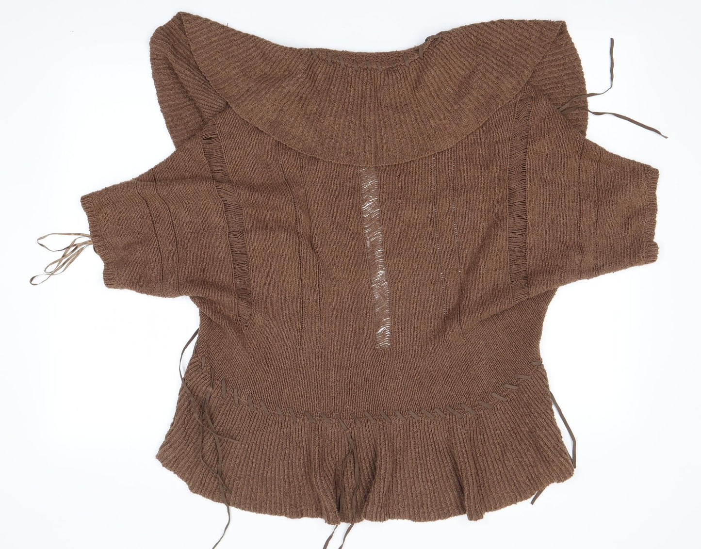 River Island Womens Brown   Cardigan Jumper Size L