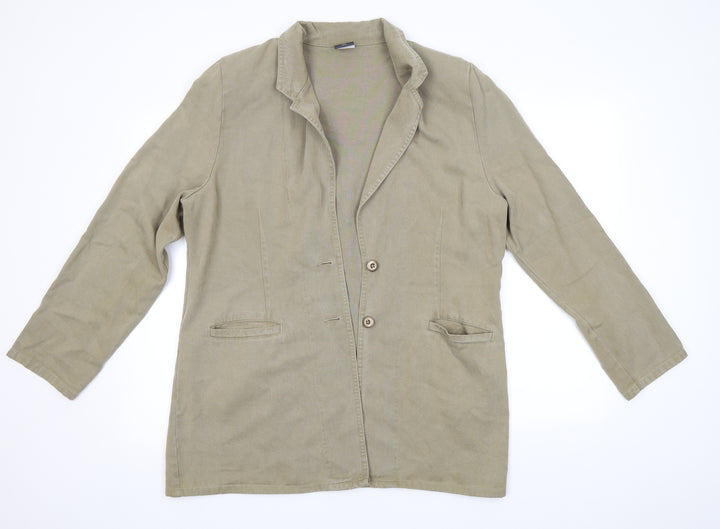 POH Womens Green Jacket Size 16