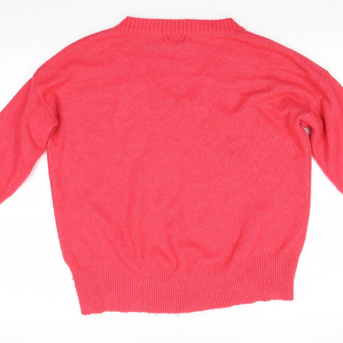 Primark Womens Pink   Pullover Jumper Size XS  - Oversized