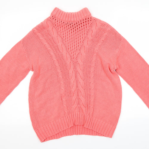 Dorothy Perkins Womens Pink   Pullover Jumper Size 10