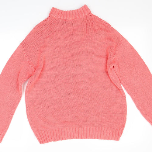 Dorothy Perkins Womens Pink   Pullover Jumper Size 10