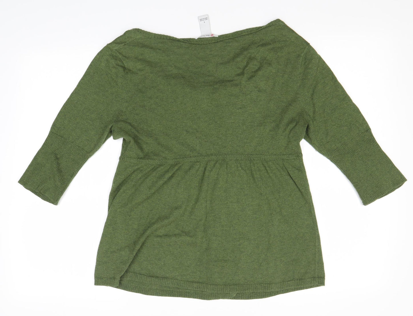 like, love Womens Green   Cardigan Jumper Size L