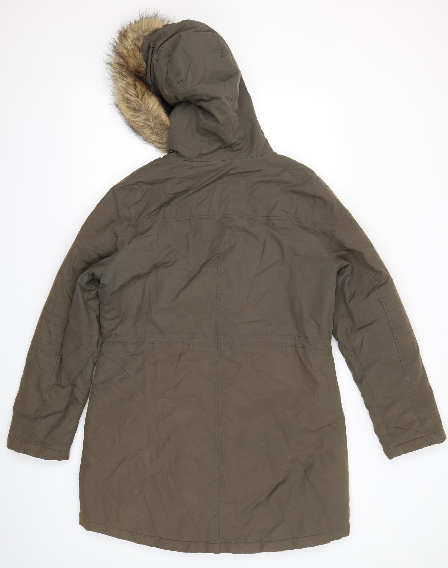 George Womens Green   Overcoat Coat Size 12