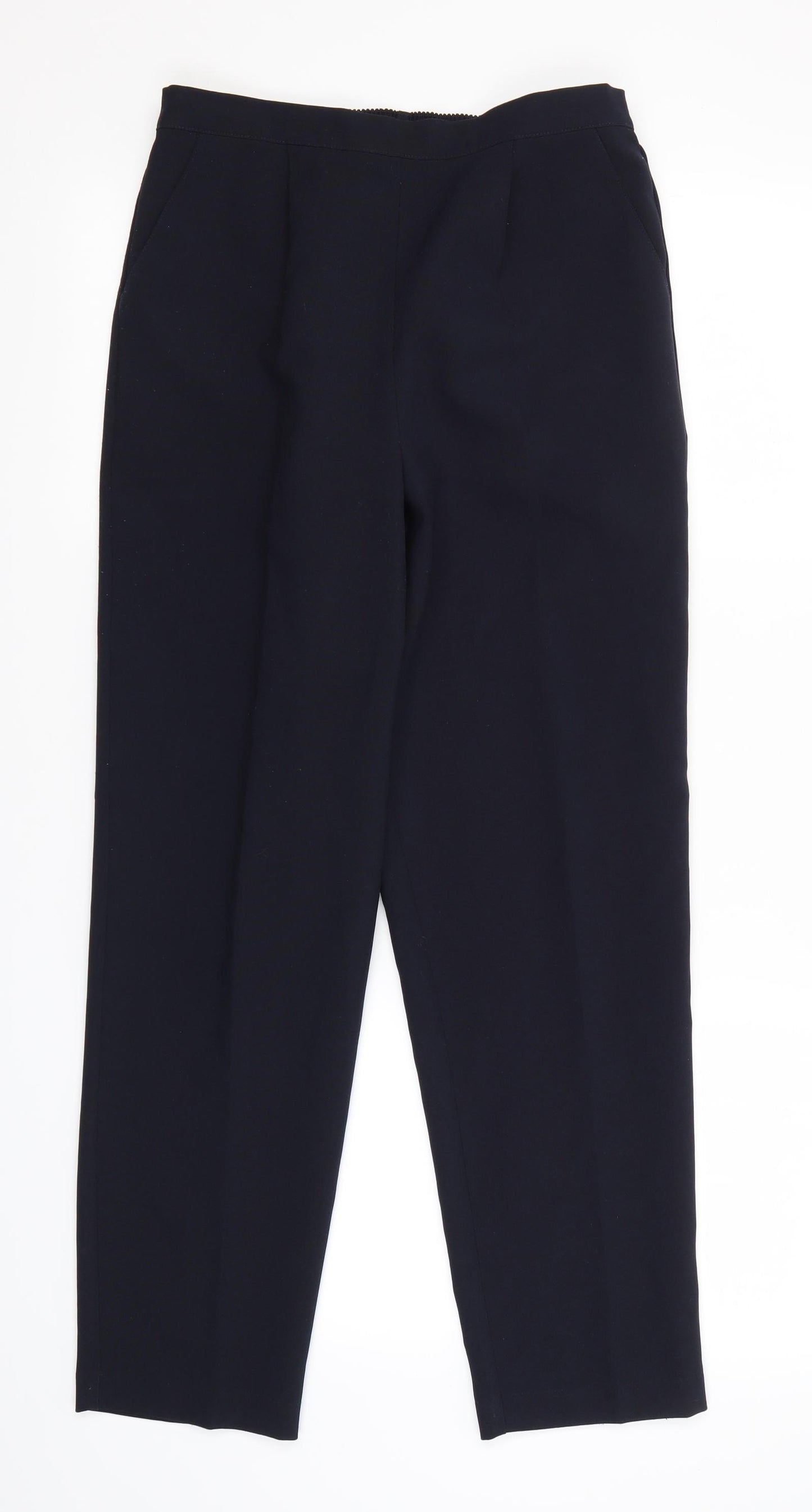 Sarah Hamilton Womens Blue   Dress Pants Trousers Size 10 L27 in