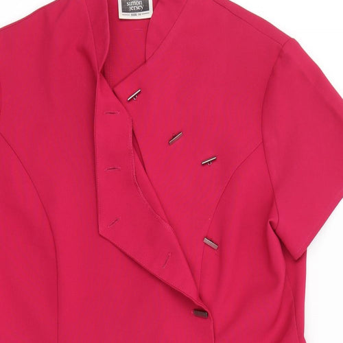 Simon Jersey Womens Pink   T-Shirt Dress  Size 14