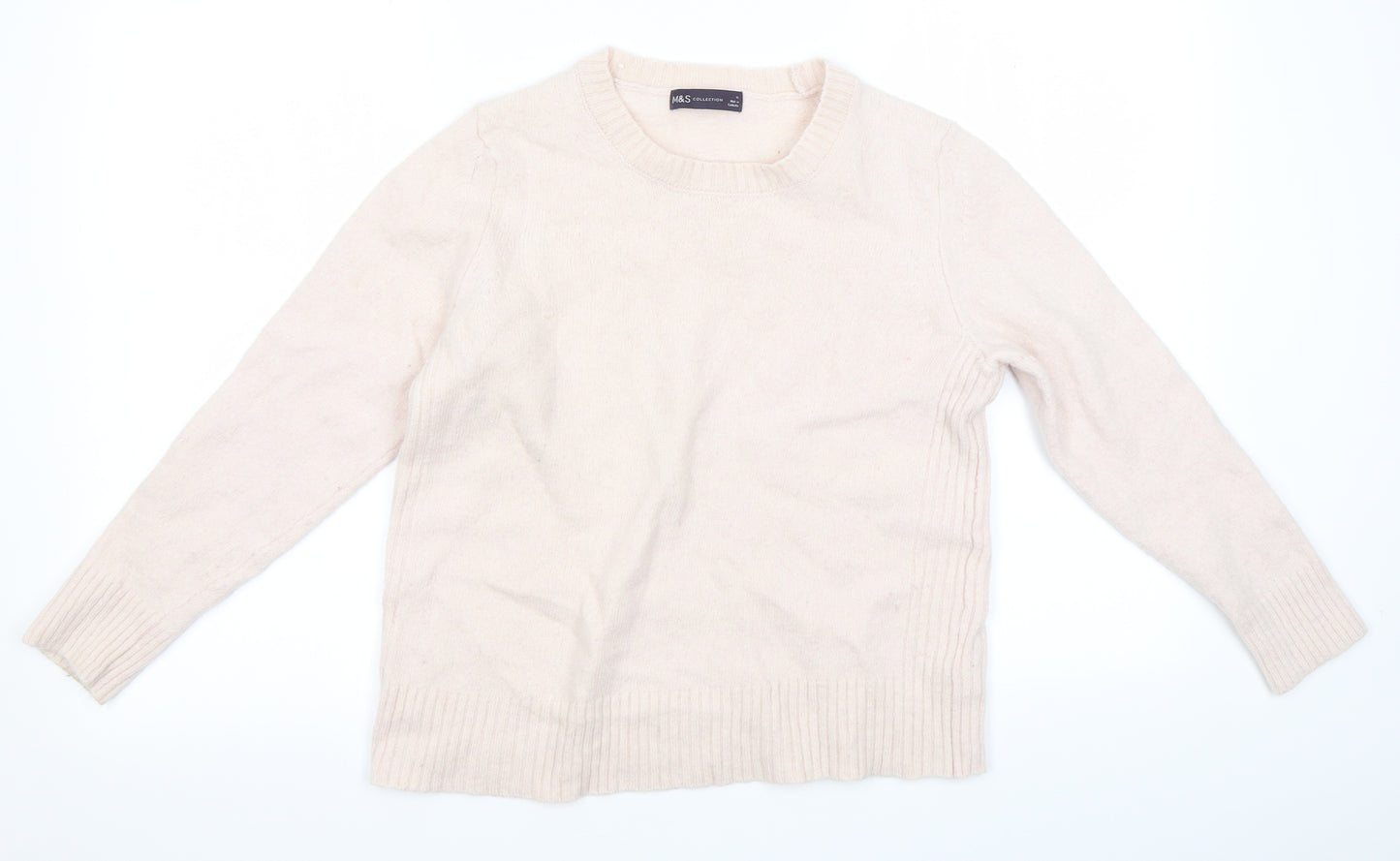 M&S Womens Pink   Pullover Jumper Size 16