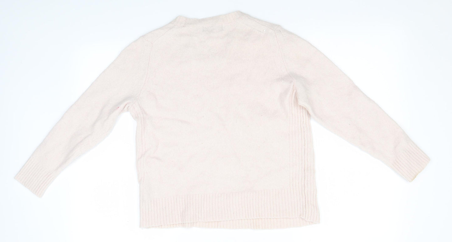 M&S Womens Pink   Pullover Jumper Size 16