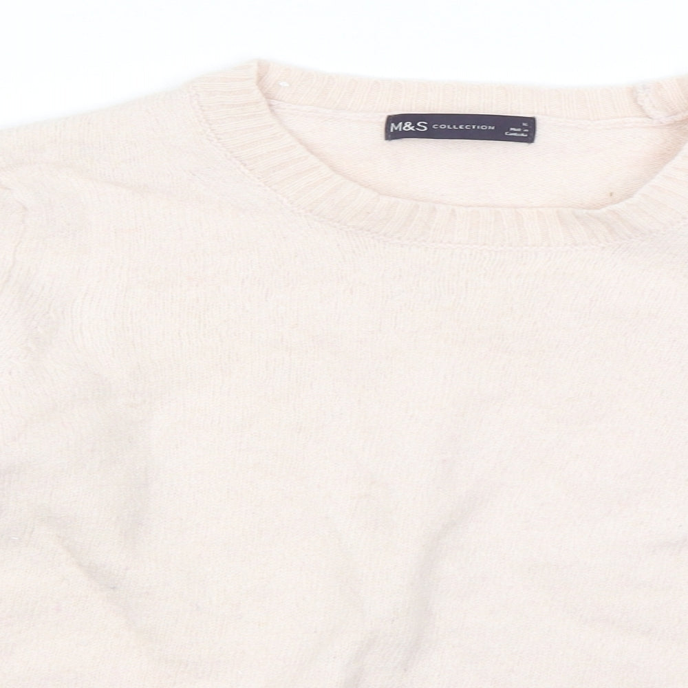 M&S Womens Pink   Pullover Jumper Size 16