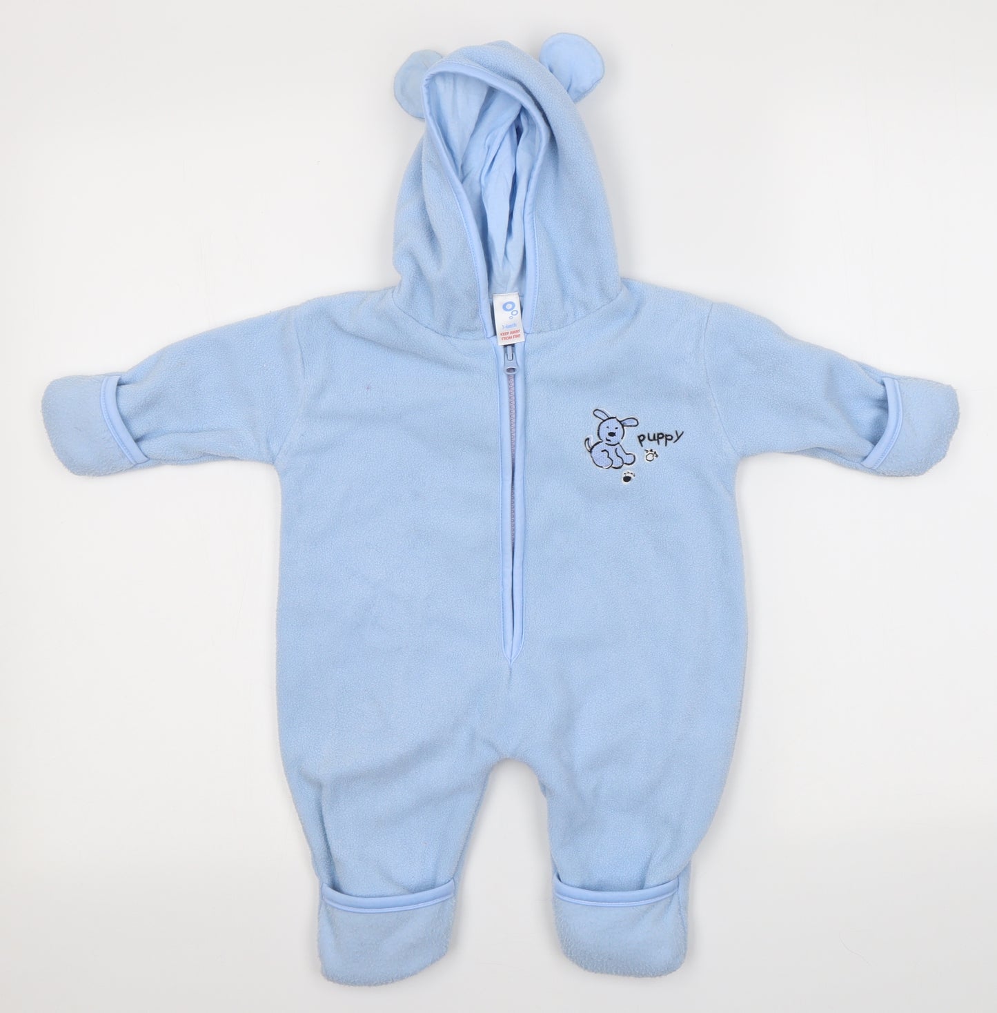 Preworn Baby Blue   Babygrow One-Piece Size 3-6 Months