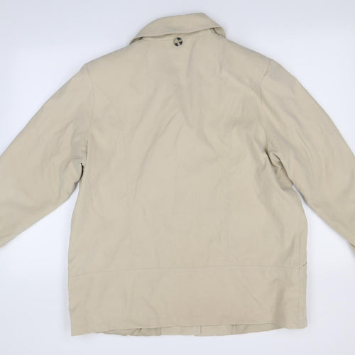 Vintage Creation Womens Beige   Overcoat Coat Size 16