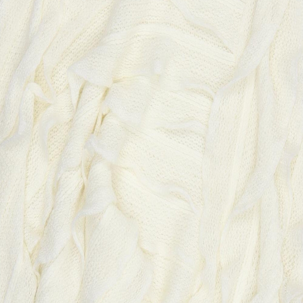 Krisp Womens Ivory   Cape Jumper One Size  - Poncho