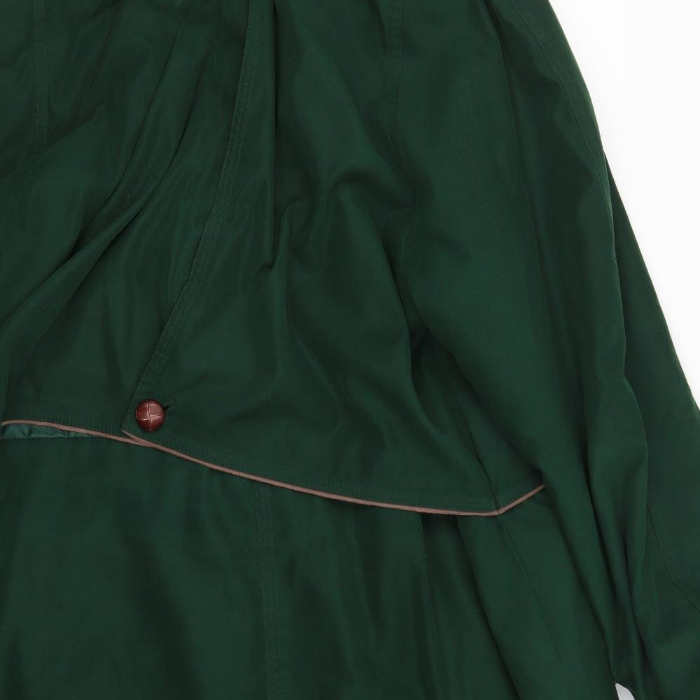 M&S Womens Green   Overcoat Coat Size 12