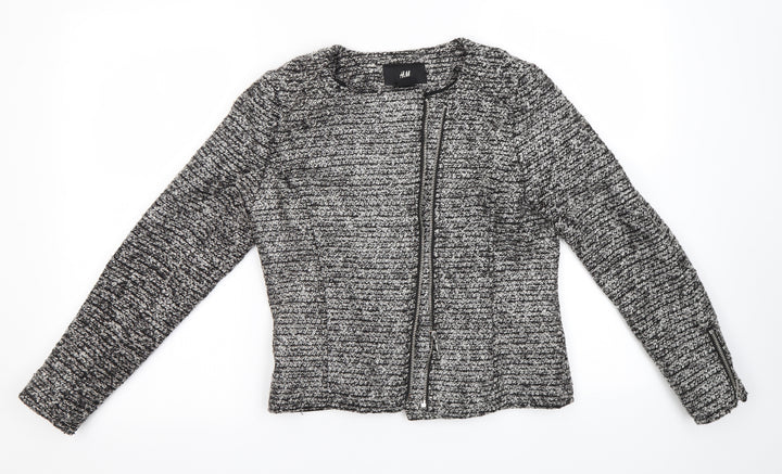 H&M Womens Grey   Jacket  Size 6