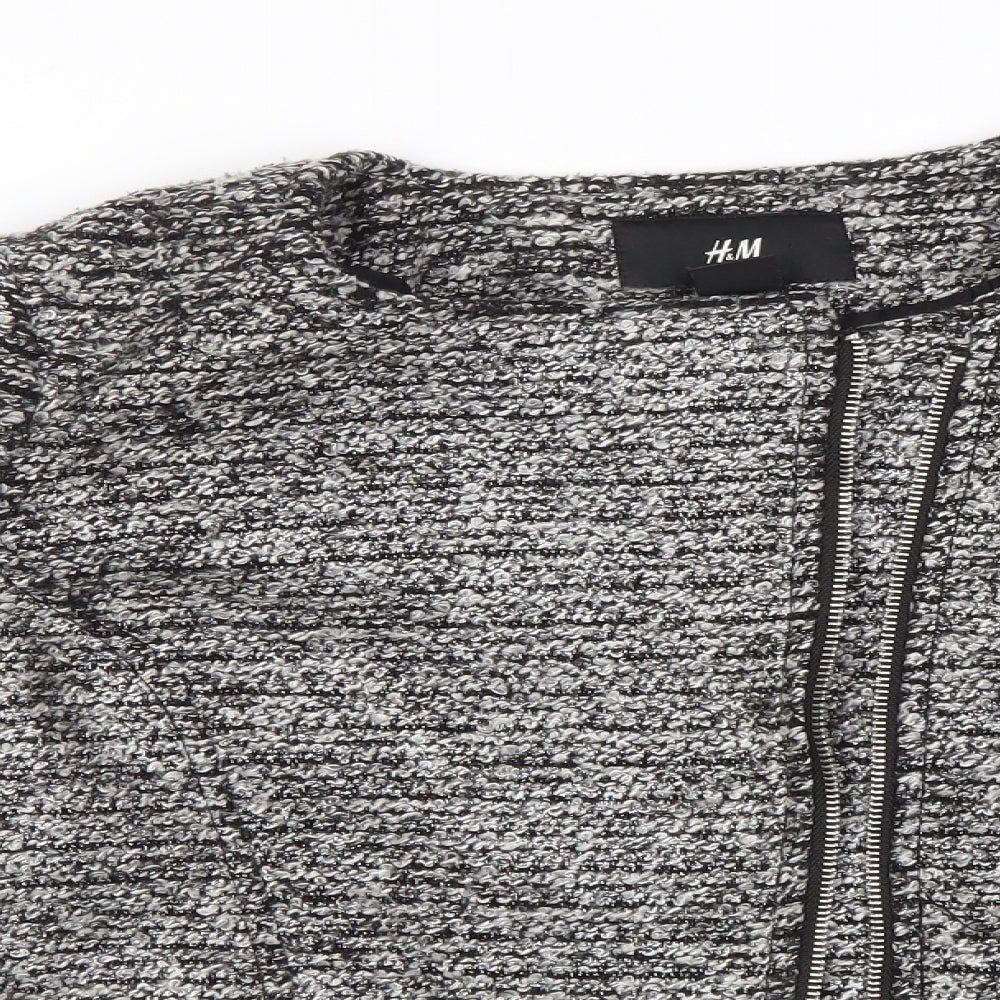 H&M Womens Grey   Jacket  Size 6