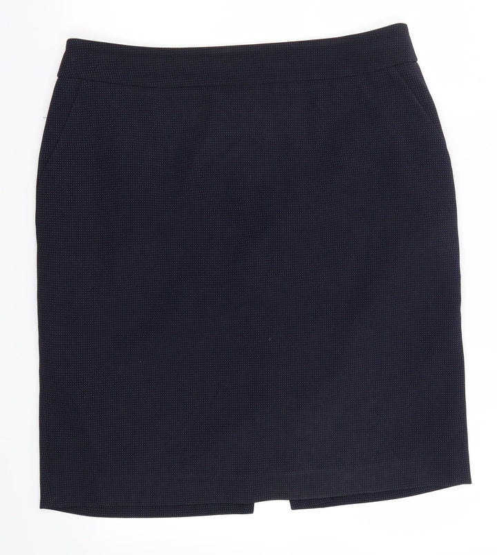 Planet Womens Blue   Straight & Pencil Skirt Size 14