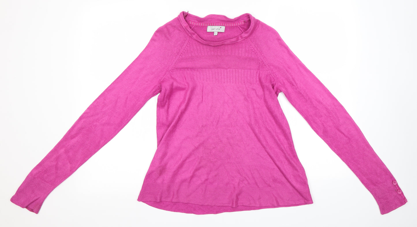 M&S Womens Pink   Pullover Jumper Size 12