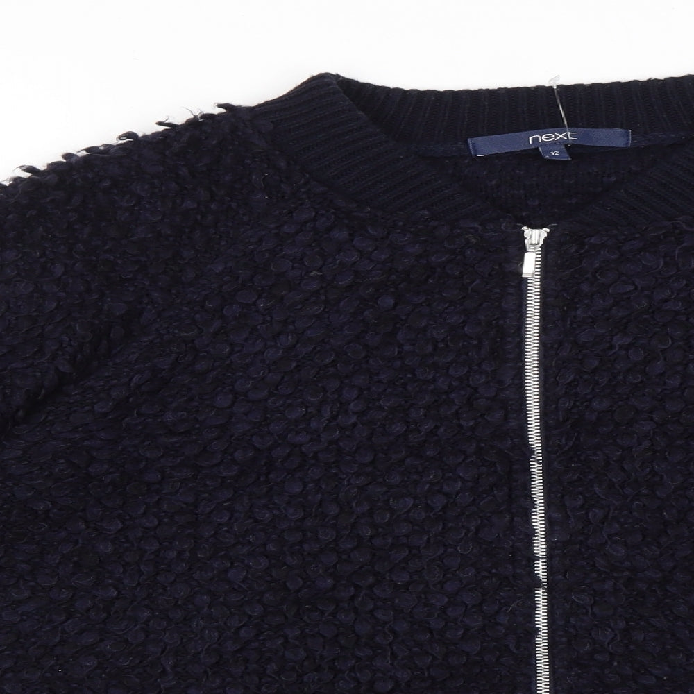 NEXT Womens Blue   Full Zip Jumper Size 12