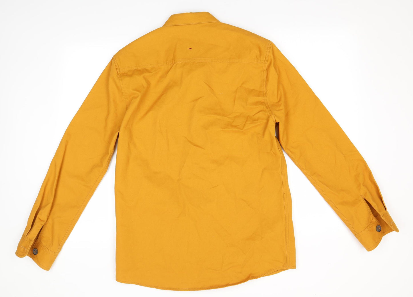 Hymn Mens Yellow   Overcoat Coat Size M