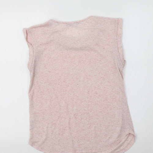 Primark Womens Pink   Basic Blouse Size 8  - Embellished Collar